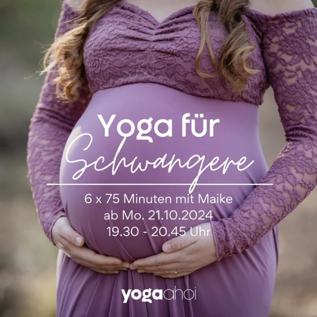 Yoga für Schwangere mit Maike 🤰

Schwangeren-Yoga unterstützt werdende Mütter dabei, Kraft zu tanken und sich körperlich sowie seelisch auf die Veränderungen der Schwangerschaft einzustellen. In meinen Kursen leite ich sanfte, geburtsvorbereitende Yogaübungen sowie Atemtechniken und Tönen an, die bei der Geburt helfen können. Durch die Übungen können werdende Mamas loslassen, neue Energie schöpfen und sich auf ihre neue Rolle einlassen. Zudem biete ich Beschwerden lindernde Übungen und Geburtsaffirmationen an, die diesen besonderen Lebensabschnitt positiv begleiten.

Egal, ob du Anfänger:in oder Fortgeschrittene:r bist – dieser Kurs ist für alle Level geeignet. Allerdings nehme bitte erst ab der 15. SSW an dem Kurs teil. Wenn du unsicher bist, du an dem Kurs teilnehmen kannst, halte bitte Rücksprache mit deinem Arzt.

📆 ab Mo. 28.10.2024 | 6 x 75 Min.
⏰ 19.30 - 20.45 Uhr
📍 yoga ahoi / Wietze

Zur Anmeldung 👉 https://yogaahoi.com/yogakurs/yoga-fuer-schwangere/

Ich freu mich auf eine entspannte Zeit mit dir 🧘🏼‍♀️
Deine Maike

#yoga #schwanger #schwangerenyoga  #yogakurs #yogalehrerin #yogalove #yogaaesthetic #celle #wietze #heidekreis #momtobe