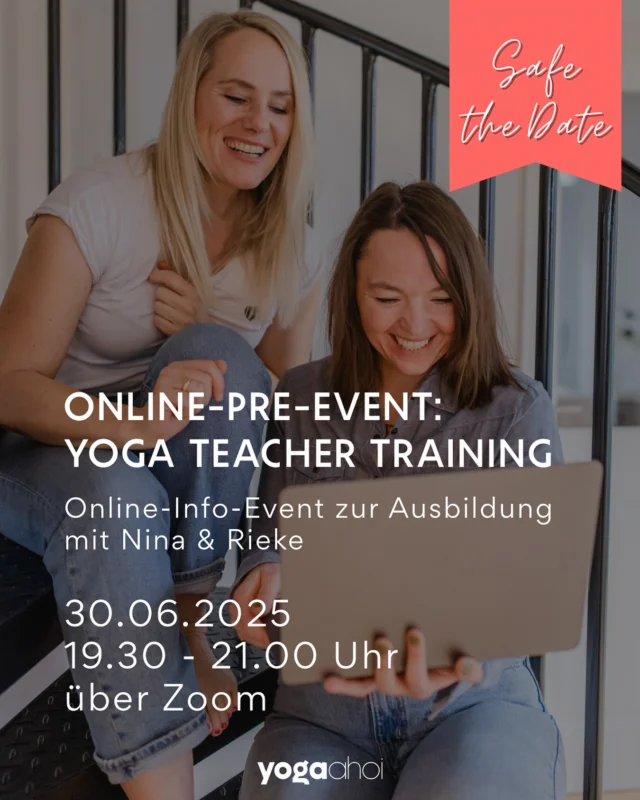Say Hi To Your Hell Yes – jetzt online! 🚀🧘‍♀️

Bist du bereit, deine Yoga-Journey auf das nächste Level zu bringen? Dann sei am 30.06.25 um 19:00 Uhr live auf Zoom dabei! 💻✨

🔸 Kostenloses Online Pre-Event zum Yoga Teacher Training 2026
🔸 Lerne uns, Nina & Rieke, als Teacher & Dozentinnen kennen
🔸 Spüre den Spirit of Yoga & stelle alle deine Fragen

Ob Hell Yes oder noch unsicher – dieser Abend gibt dir Klarheit! Melde dich jetzt an & sichere dir deinen Platz! 💫

👉 https://yogaahoi.com/yoga-teacher-training-200h/

#YogaTeacherTraining #HellYes #OnlineEvent #SayYesToYourJourney #innerflowyoga #yogainstructor #yogalehrerin #yogalehrer #yogalover #zoommeeting #celle